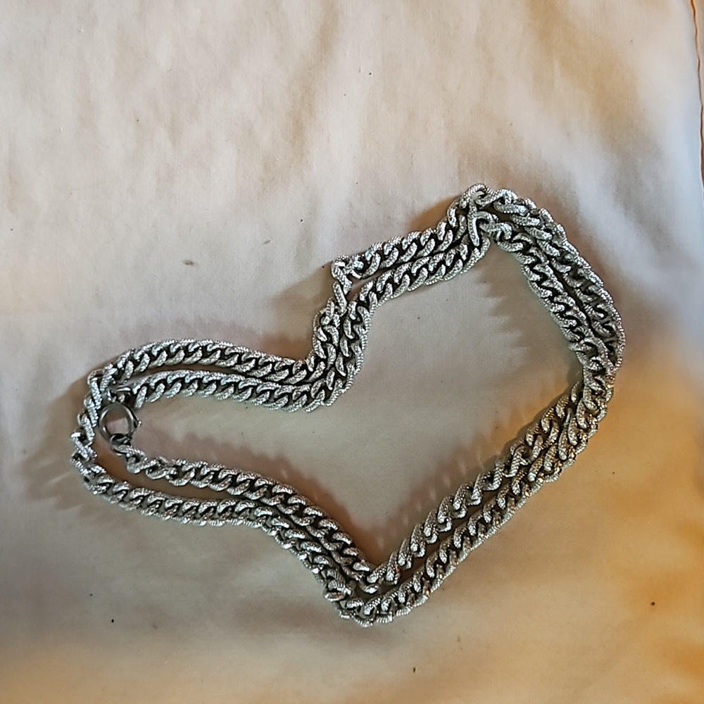 Golden chain necklace